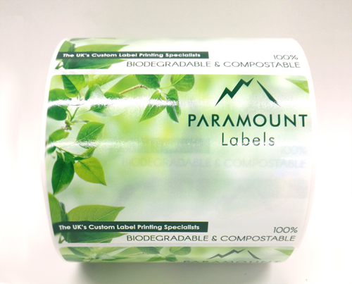 Eco-Friendly Label Printing on White Film